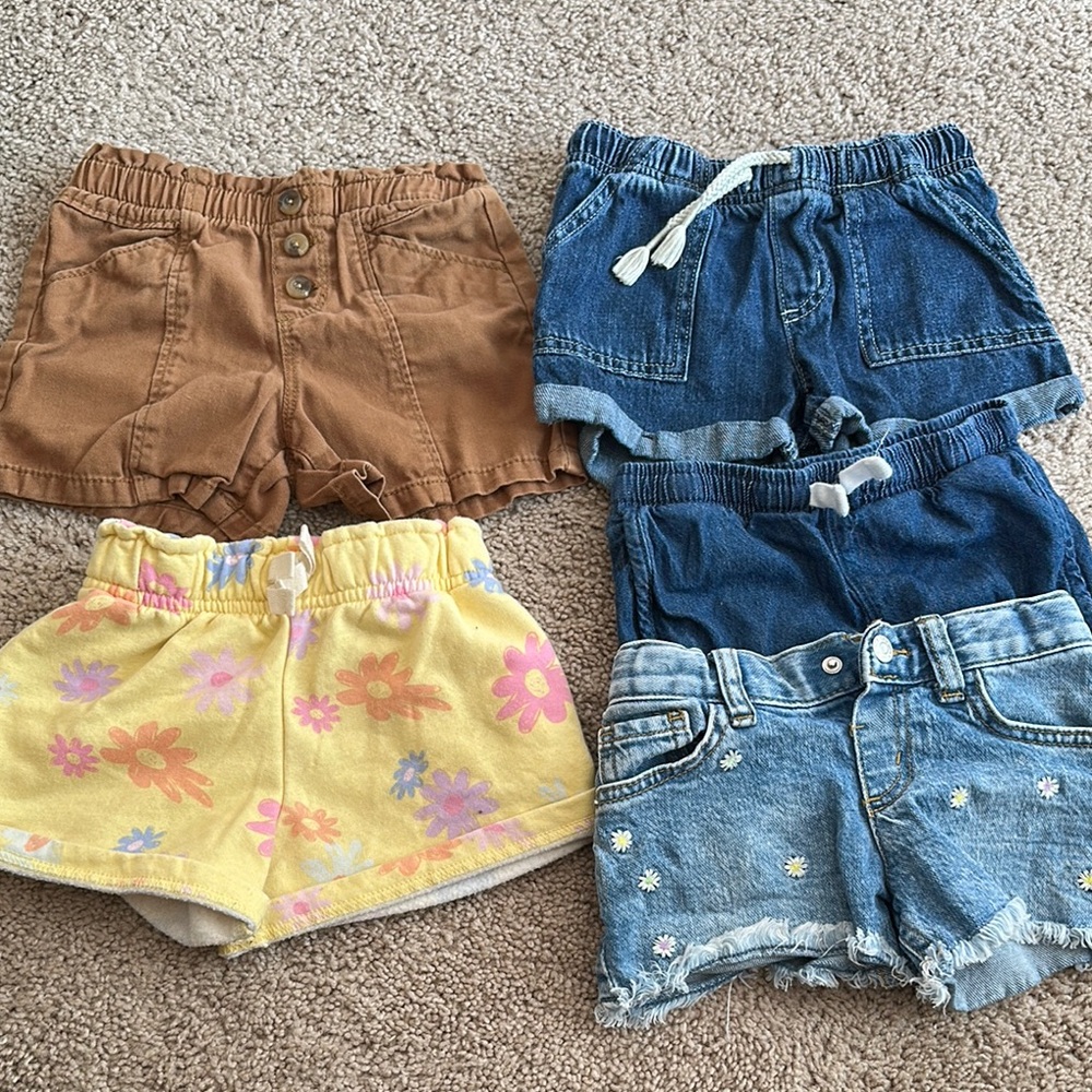 Toddler Girls Shorts Bundle